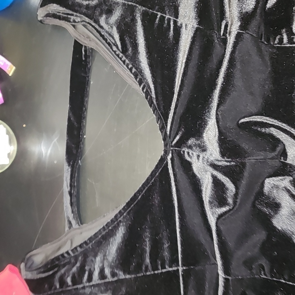 Torrid Black velvet Dress Sz 4 - Picture 8 of 9